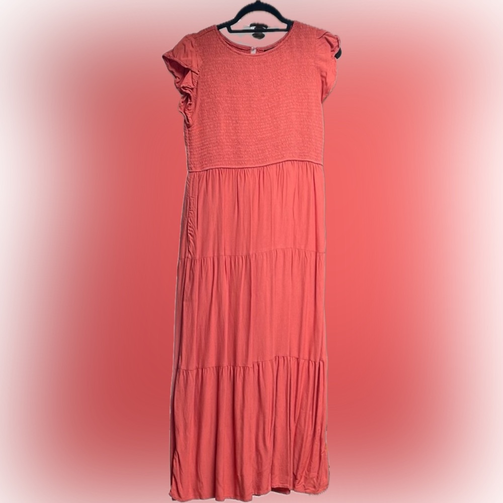 Tiered Midi Dress